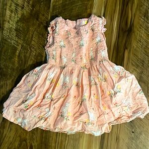 babyboden pink spring lambs dress